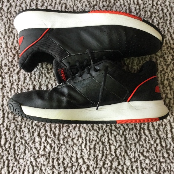 Adidas Tennis Courtsmash Black Size 12 - Picture 2 of 9